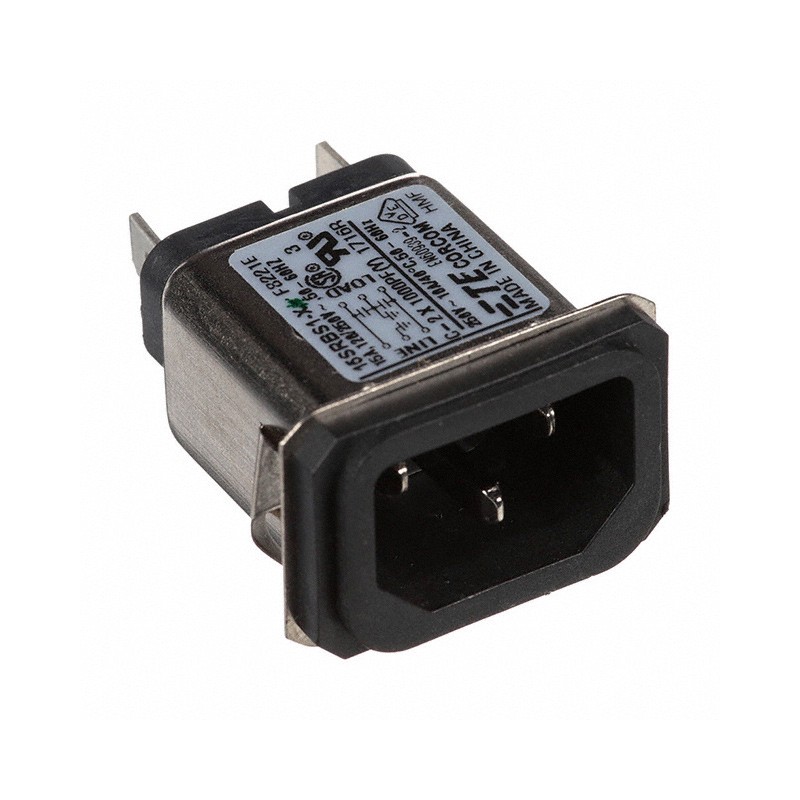 1 pcs : 2-6609987-4 - PWR ENT RCPT IEC320-C14 PANEL QC