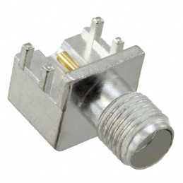 1 pcs : 2081005-1 - CONN SMA JACK R/A 50OHM EDGE MNT