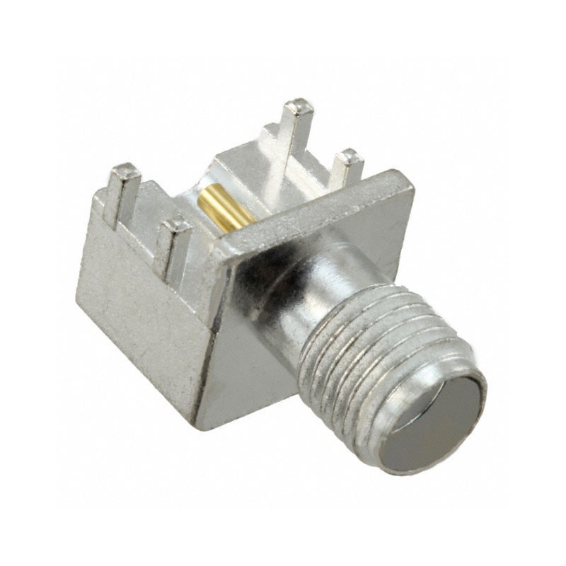 1 pcs : 2081005-1 - CONN SMA JACK R/A 50OHM EDGE MNT