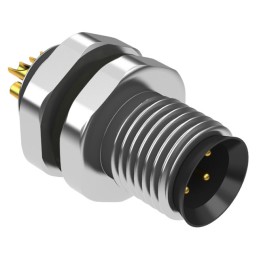 1 pcs : 54-00096 - CONN PLUG MALE 4P GOLD SLDR CUP