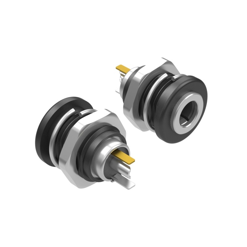 1 pcs : 54-00311 - CONN JACK PNL 5.5X2.1MM SWITCH