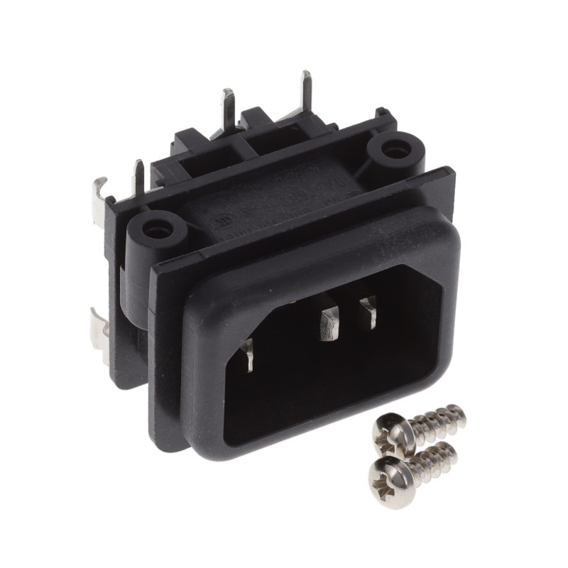 1 pcs : GSF1.1001.31 - PWR ENT MOD RCPT IEC320-C14 PNL