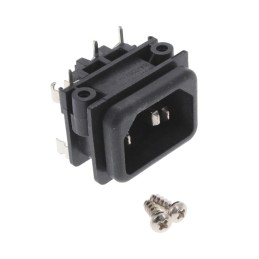 1 pcs : GSF1.1002.31 - PWR ENT MOD RCPT IEC320-C14 PNL