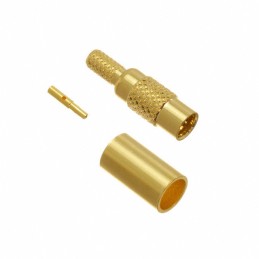 1 pcs : 66026021110620 - MMCX STRAIGHT JACK, CRIMP TYPE F
