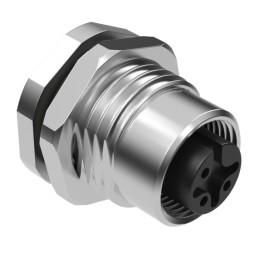 1 pcs : 54-00240 - CONN RCPT FMALE 3P GOLD SLDR CUP