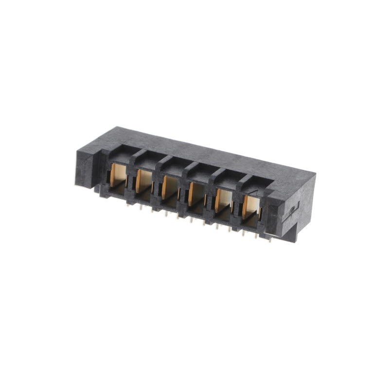 1 pcs : UPS-06-01-01-L-RA - CONN RCPT 6POS 3.81MM R/A SLDR