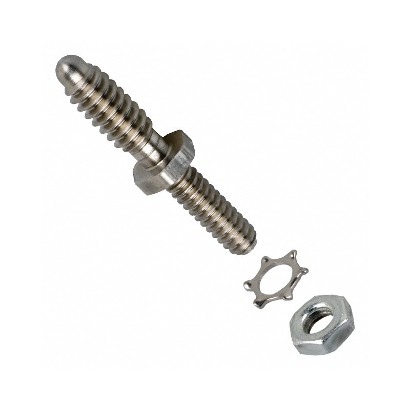 1 pcs : 201092-4 - CONN FIXED JACKSCREW MALE W/HDWR