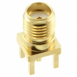 1 pcs : SMA-J-P-H-ST-TH1 - CONN SMA JACK STR 50 OHM PCB