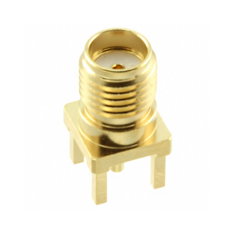 1 pcs : SMA-J-P-H-ST-TH1 - CONN SMA JACK STR 50 OHM PCB