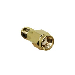 1 pcs : ADP-RPSM-SMAF-G - RP-SMA PLUG TO SMA JACK ADAPTER