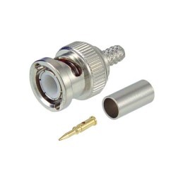 1 pcs : ABM-1700 - CON,BNC MALE CRIMP LMR195