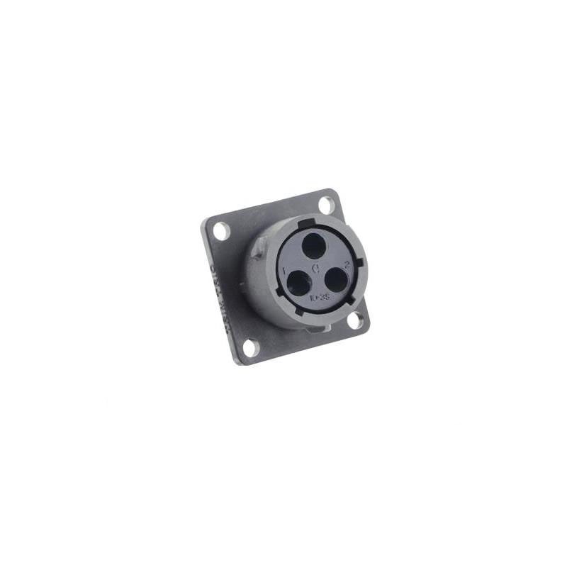 1 pcs : UTSX0103S - SQUARE FLANGE RECEPTACLE, WITHOU