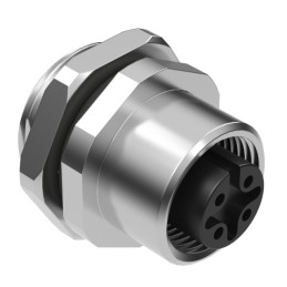 1 pcs : 54-00181 - CONN RCPT FMALE 4P GOLD SLDR CUP