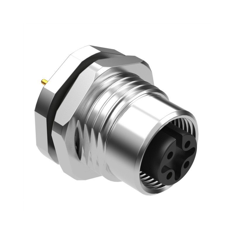 1 pcs : 54-00235 - CONN RCPT FMALE 4POS GOLD SOLDER