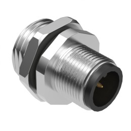 1 pcs : 54-00189 - CONN PLUG MALE 5P GOLD SLDR CUP