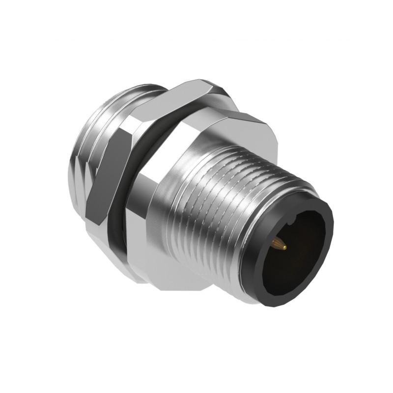 1 pcs : 54-00189 - CONN PLUG MALE 5P GOLD SLDR CUP