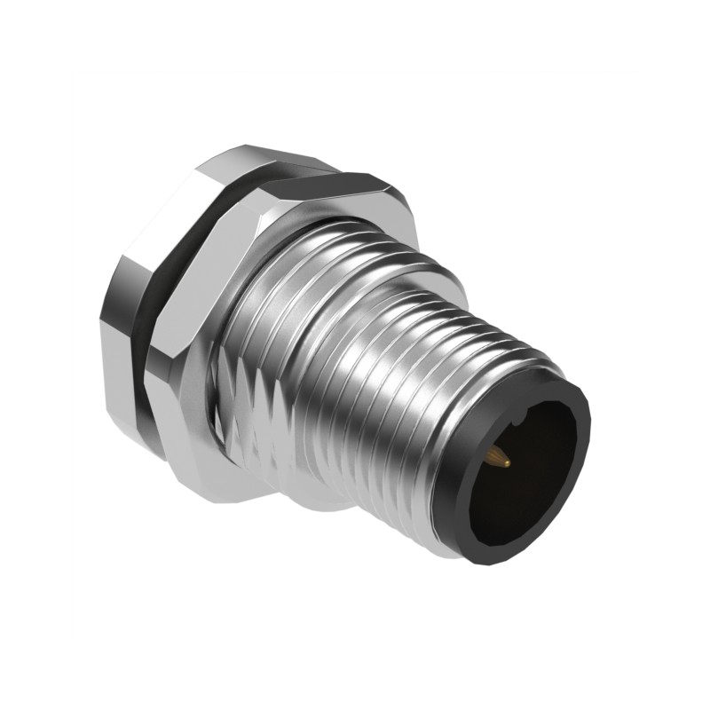 1 pcs : 54-00196 - CONN PLUG MALE 5P GOLD SLDR CUP