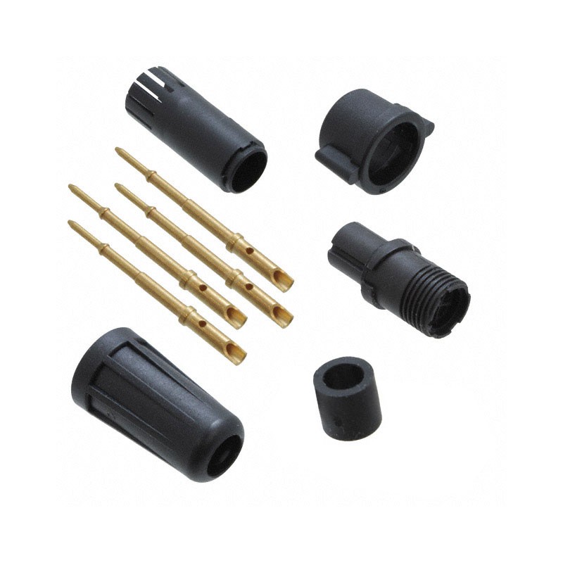 1 pcs : EN2C4M22G2W - CONN PLUG MALE 4POS GOLD CRIMP