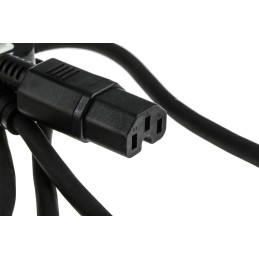 1 pcs - RS PRO IEC C15 Socket to Type G UK Plug Power Cord, 2m