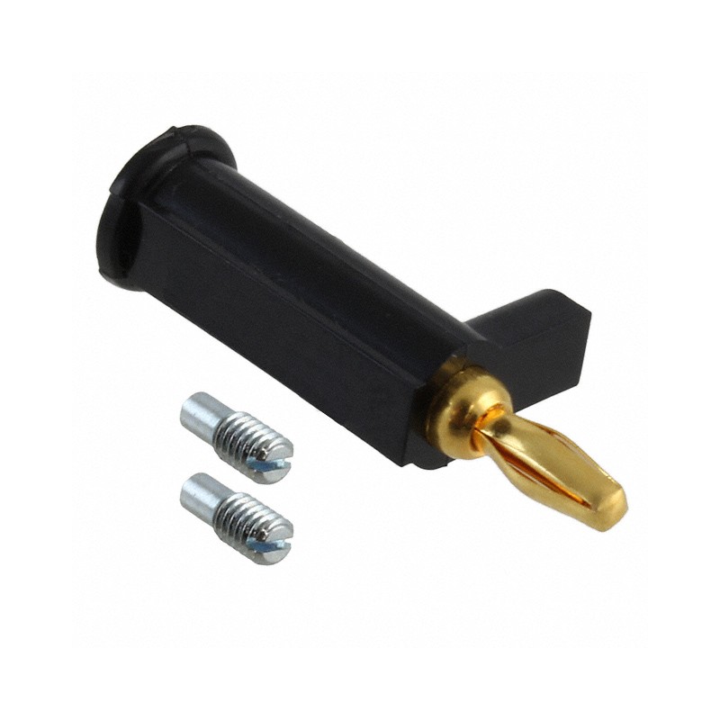 1 pcs : 2945-0 - CONN BAN PLG STACK MINI SLDRLESS