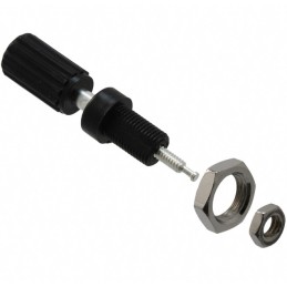 1 pcs : 7005 - CONN BIND POST KNURLED BLACK