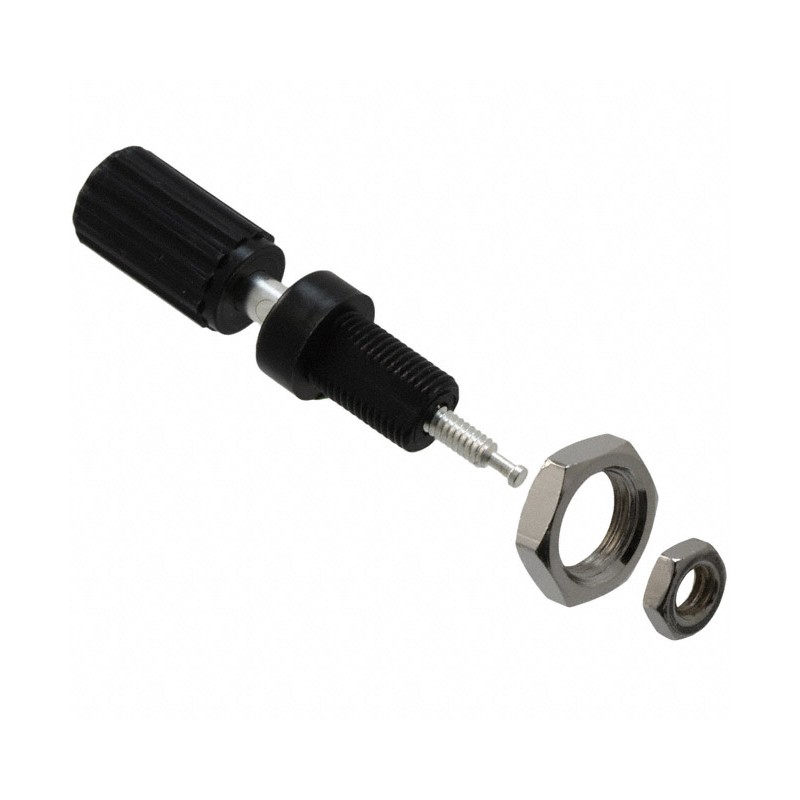 1 pcs : 7005 - CONN BIND POST KNURLED BLACK