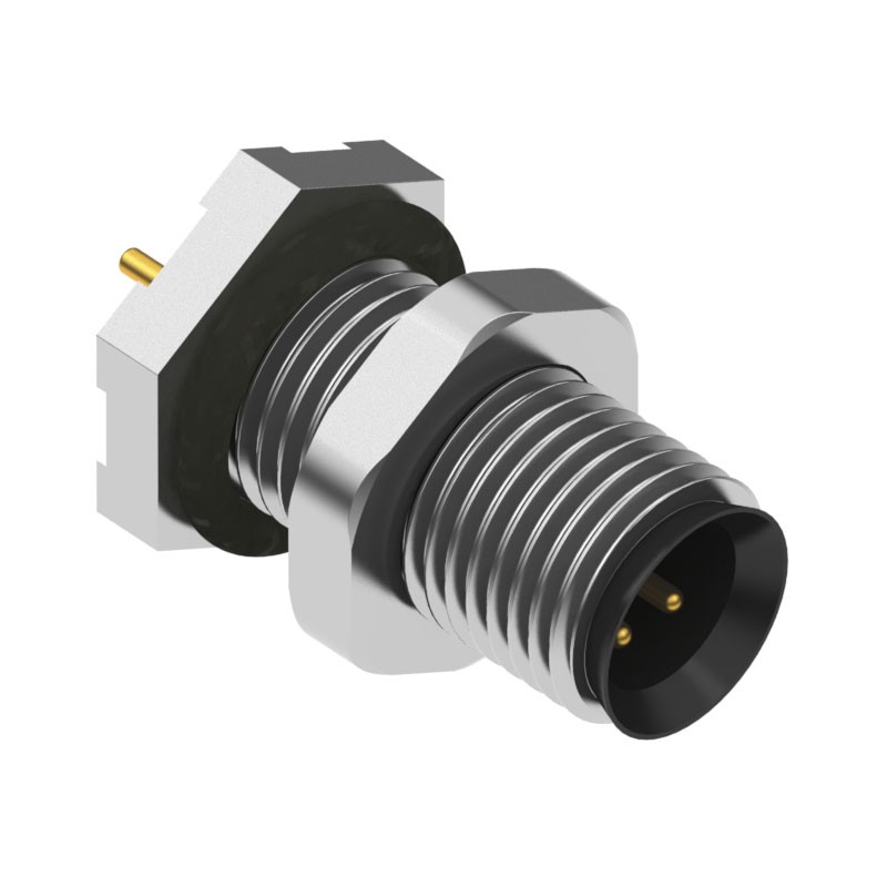 1 pcs : 54-00093 - CONN PLUG MALE 3P GOLD SLDR CUP