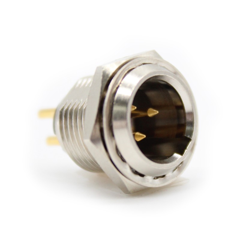 1 pcs : IO-TXLR3-M-PS-1 - CONN RCPT MALE MINI XLR 3POS SLD