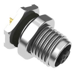 1 pcs : 54-00104 - CONN RCPT FMALE 3POS GOLD SOLDER