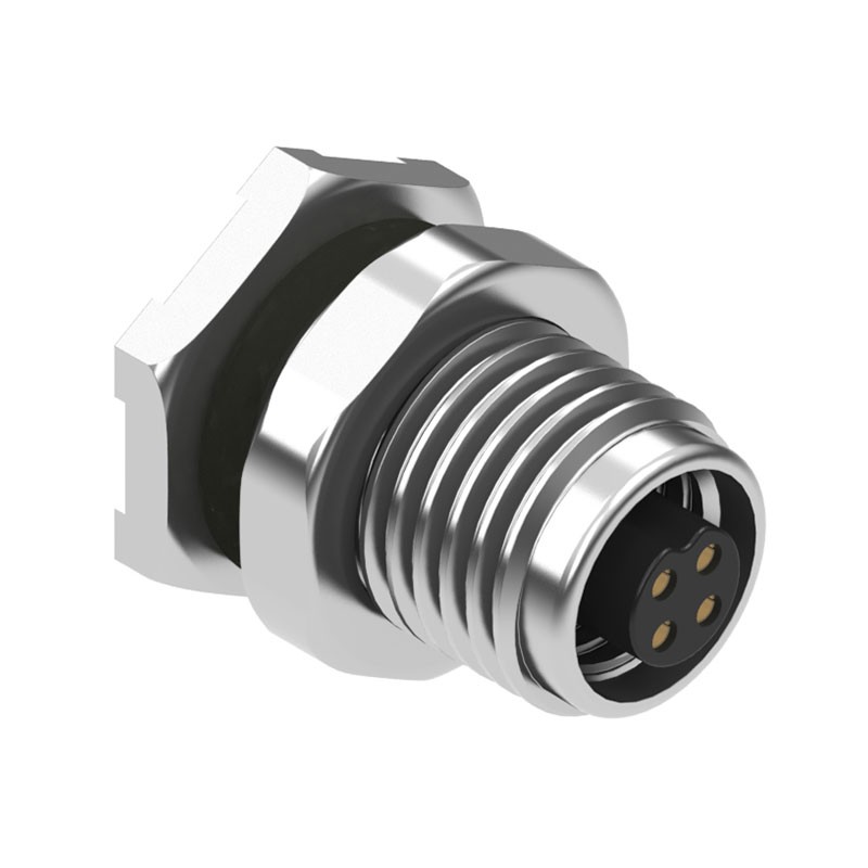 1 pcs : 54-00107 - CONN RCPT FMALE 4POS GOLD SOLDER