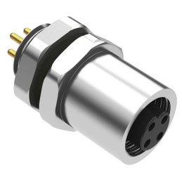 1 pcs : 54-00106 - CONN RCPT FMALE 4POS GOLD SOLDER