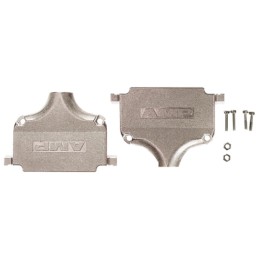 25 pcs - TE Connectivity AMPLIMITE Series Zinc D Sub Backshell, 37 Way