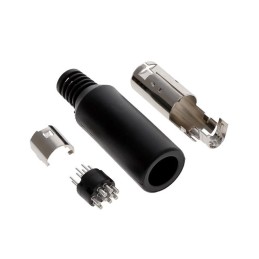 1 pcs : KMDAX-9P - MINI-DIN PLUG 9POS