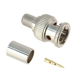 1 pcs : SBC1694A - CONN BNC PLUG STR 75 OHM CRIMP