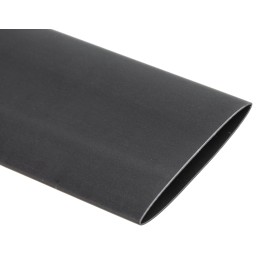 1 pcs - TE Connectivity Heat Shrink Tubing, Black 19mm Sleeve Dia. x 1.2m Length 2:1 Ratio, RNF-100 Series