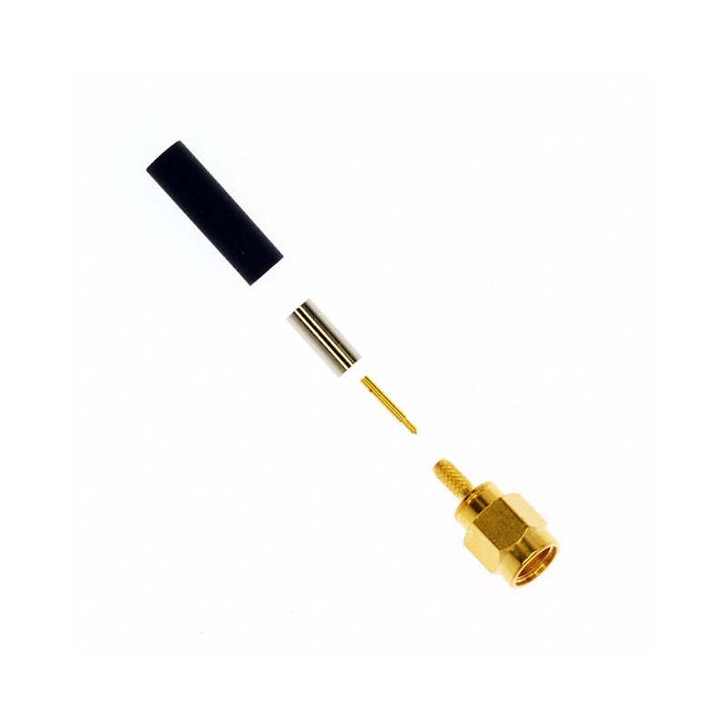 1 pcs : 0732510450 - CONN SMA PLUG STR 50 OHM SOLDER