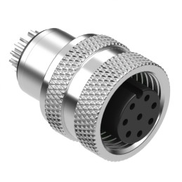 1 pcs : 50-00983 - CONN RCPT FMALE 8P GOLD SLDR CUP