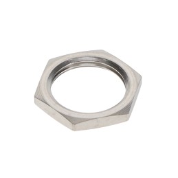 1 pcs : GEA.0E.240.AZ - CONN HEX NUT SILVER