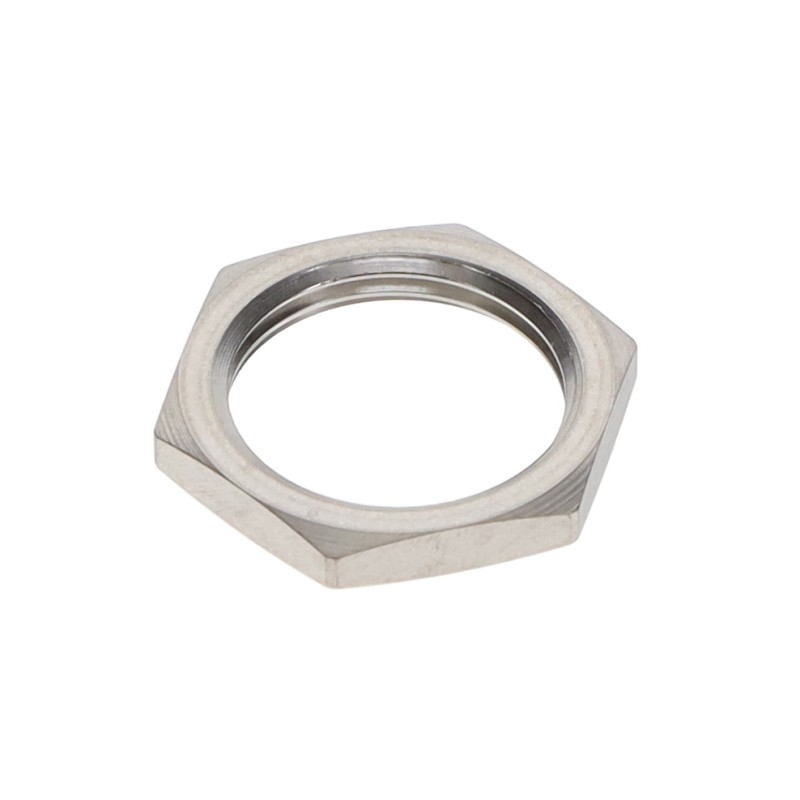 1 pcs : GEA.0E.240.AZ - CONN HEX NUT SILVER