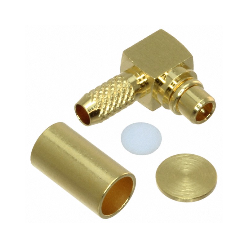 1 pcs : MMCX-P-C-H-RA-CA1 - CONN MMCX PLUG R/A 50 OHM SOLDER