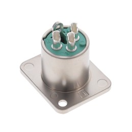 1 pcs : DE3M - CONN RCPT MALE XLR 3P SOLDER CUP