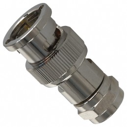 1 pcs : 6782 - CONN ADAPT BNC PLUG TO F PLUG