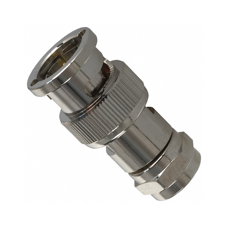 1 pcs : 6782 - CONN ADAPT BNC PLUG TO F PLUG