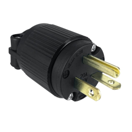 1 pcs : Q-726 - PWR ENT PLUG NEMA6-20 STR SCREW