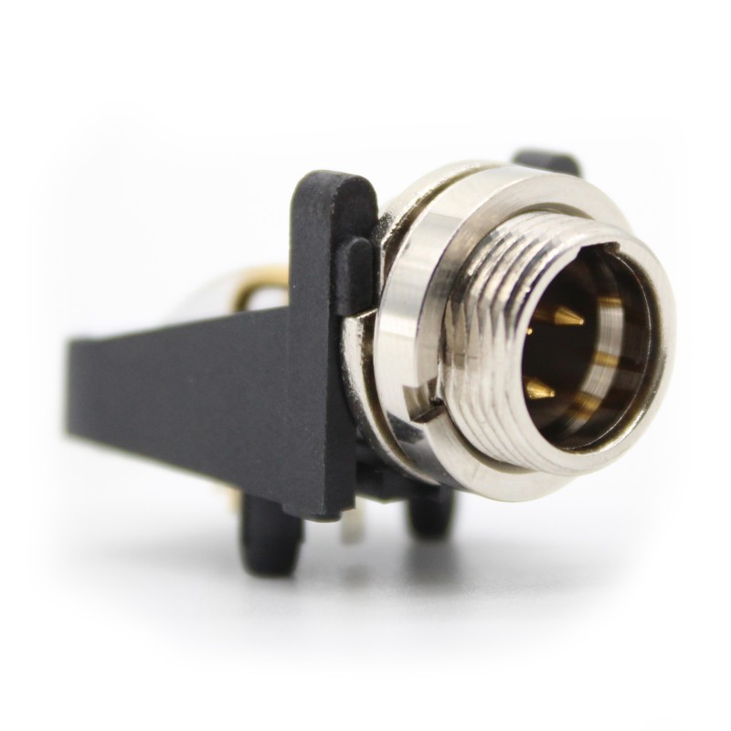 1 pcs : IO-TXLR3-M-PH - CONN RCPT MALE MINI XLR 3POS SLD