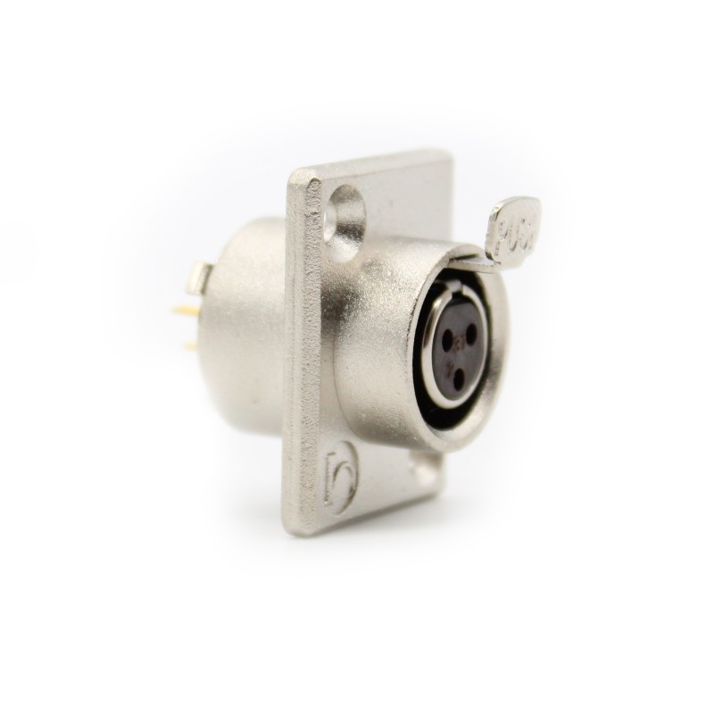 1 pcs : IO-TXLR3-F-JLX - CONN PLUG FMALE MINI XLR 3P SLDR