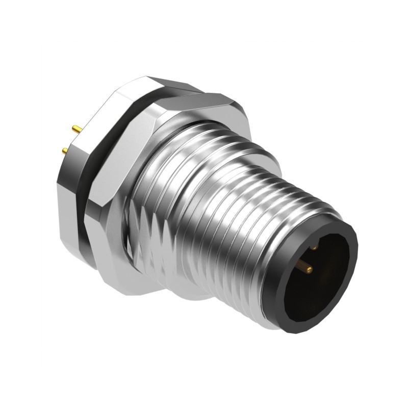 1 pcs : 54-00218 - CONN PLUG MALE 6POS GOLD SOLDER