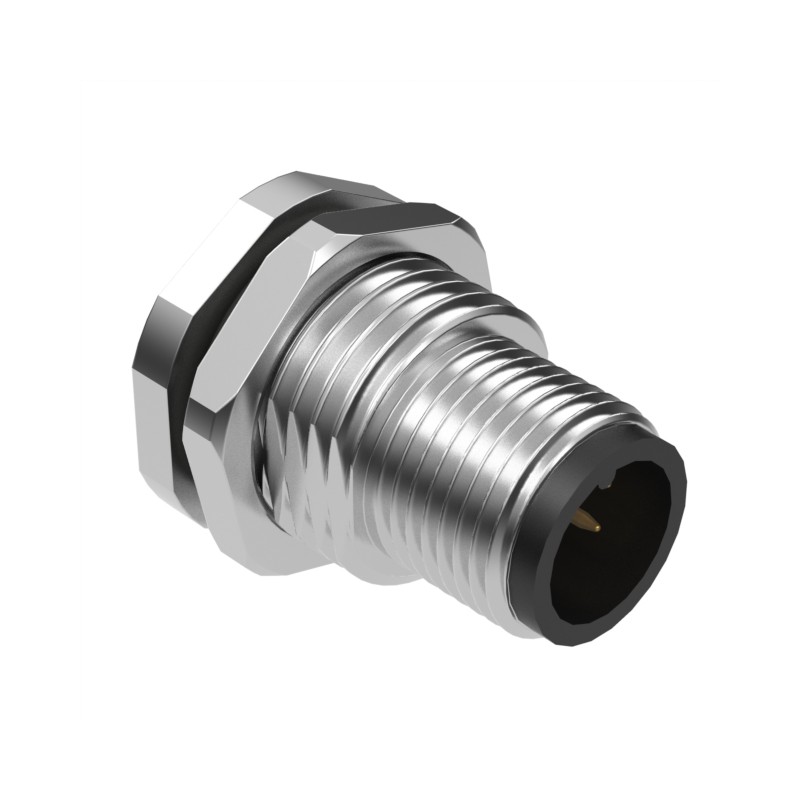 1 pcs : 54-00197 - CONN PLUG MALE 6P GOLD SLDR CUP