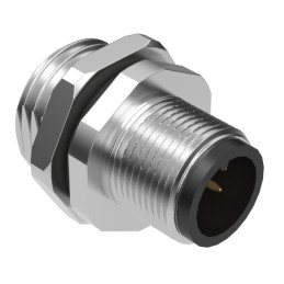 1 pcs : 54-00190 - CONN PLUG MALE 6P GOLD SLDR CUP