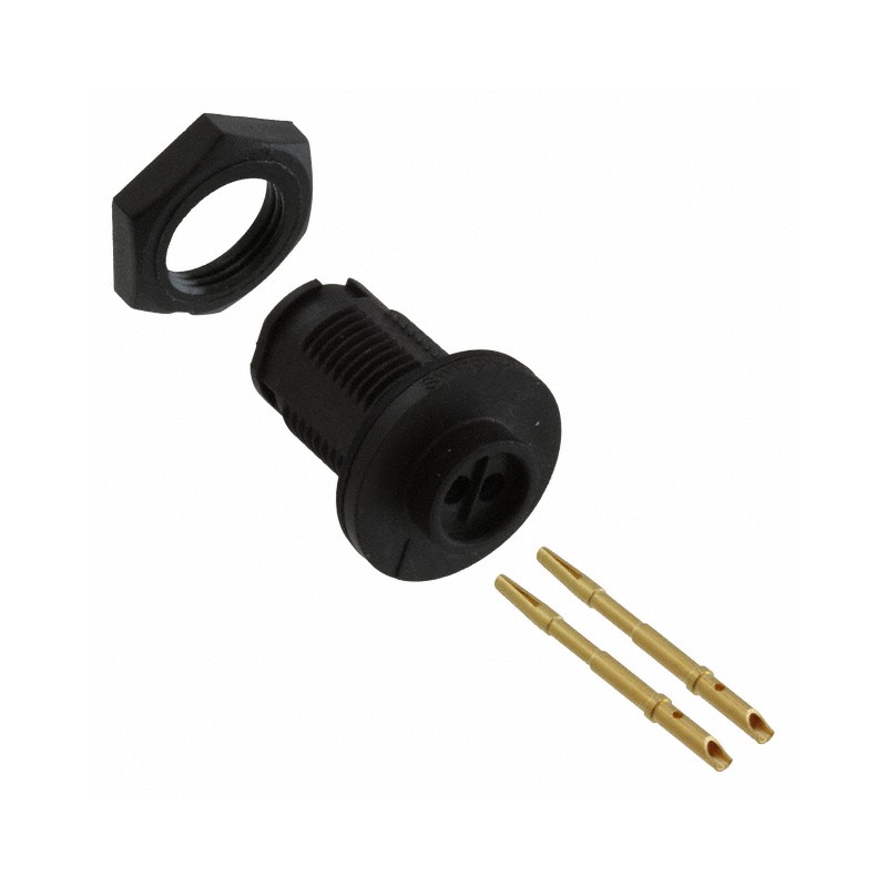 1 pcs : EN2P2F20 - CONN RCPT FMALE 2POS GOLD CRIMP